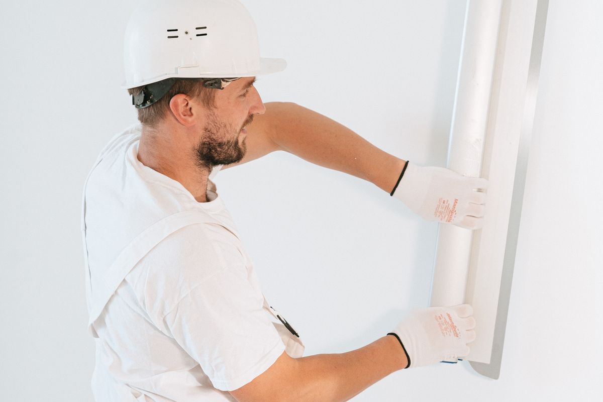 Drywall repair service example