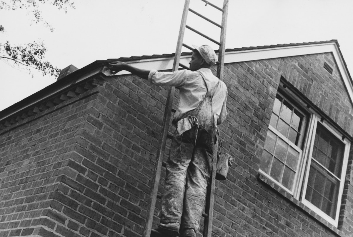 Exterior painting service example
